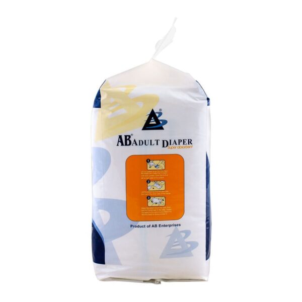 AB Adult Diaper, 28'-44' Waist, Medium, 10-Pack - Image 3