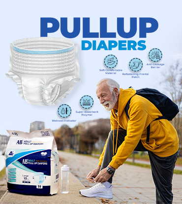 AB Adult Pull-Up Diaper, 32 Inches - 48 Inches, Large, 10-Pack - Image 4